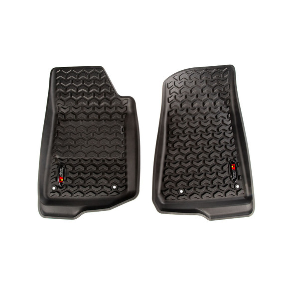 Front Floor Liners Black 18- Jeep Wrangler JL